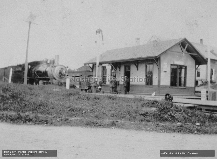 Postcard: Railroad Station, Thorndike, Maine